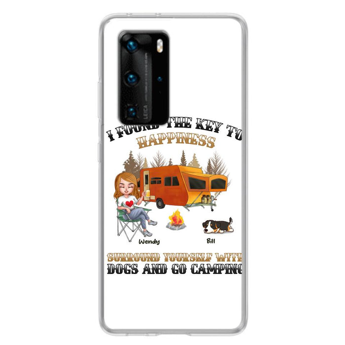 Personalized Dog Camping Queen Phone Case - Gift Idea For Camping Lovers/Friends/ Dog Mom - Up to 5 Dogs - Case For Xiaomi/Oppo/Huawei