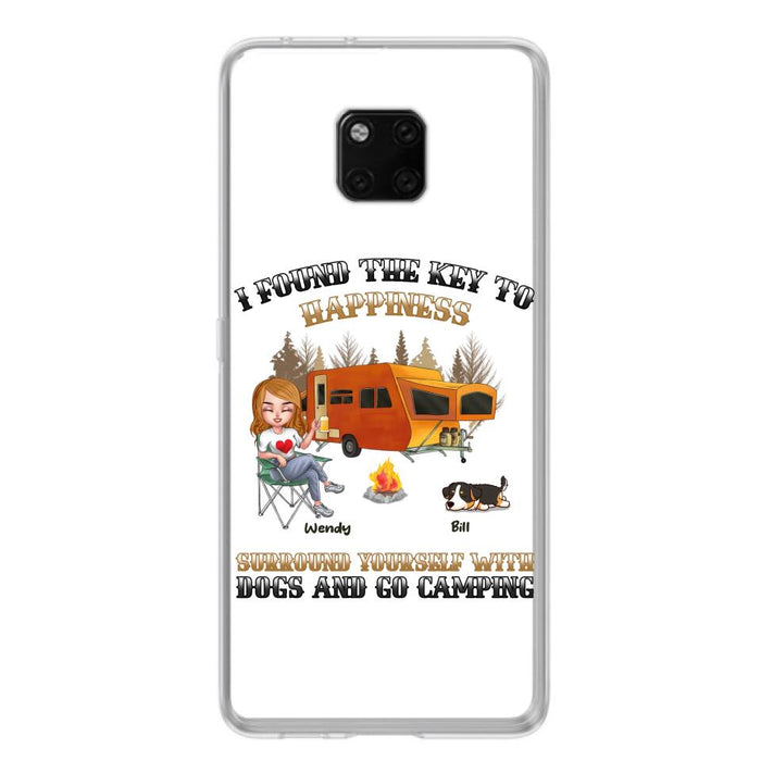 Personalized Dog Camping Queen Phone Case - Gift Idea For Camping Lovers/Friends/ Dog Mom - Up to 5 Dogs - Case For Xiaomi/Oppo/Huawei