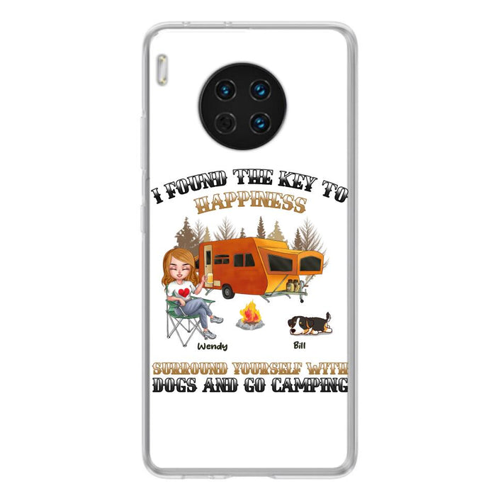 Personalized Dog Camping Queen Phone Case - Gift Idea For Camping Lovers/Friends/ Dog Mom - Up to 5 Dogs - Case For Xiaomi/Oppo/Huawei