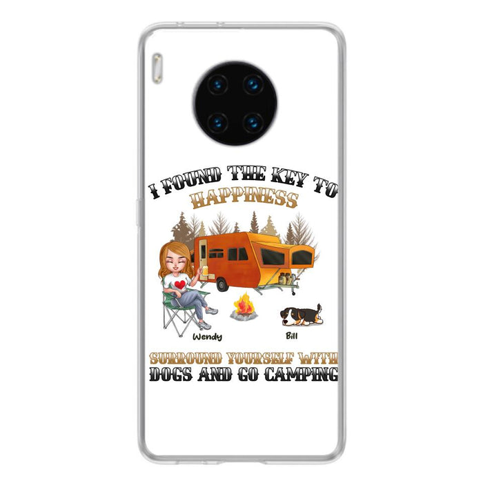 Personalized Dog Camping Queen Phone Case - Gift Idea For Camping Lovers/Friends/ Dog Mom - Up to 5 Dogs - Case For Xiaomi/Oppo/Huawei