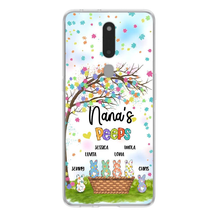 Personalized Nana's Peeps Phone Case - Gift Idea For Easter Day - Up to 6 Bunnies - Nana's Peeps - Cases For Oppo, Xiaomi & Huawei