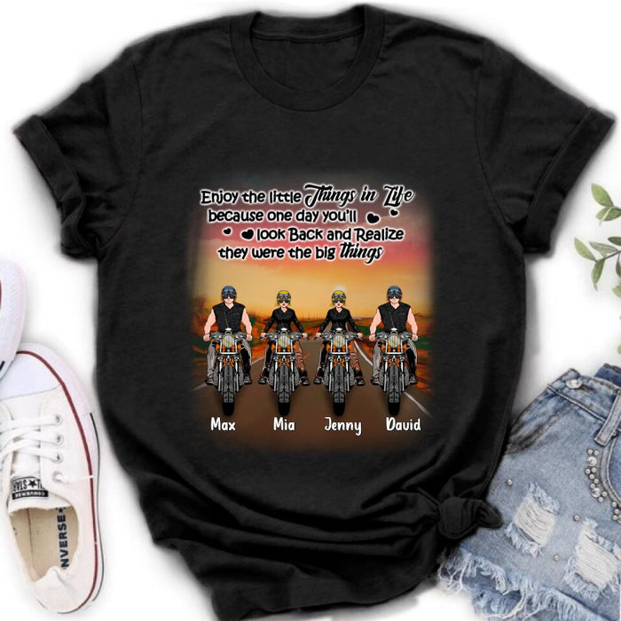 Personalized Couple Motorcycle Shirt/Pullover Hoodie - Gift Idea For Couple/Friends - You & Me We Got This
