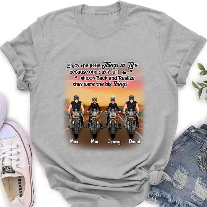Personalized Couple Motorcycle Shirt/Pullover Hoodie - Gift Idea For Couple/Friends - You & Me We Got This
