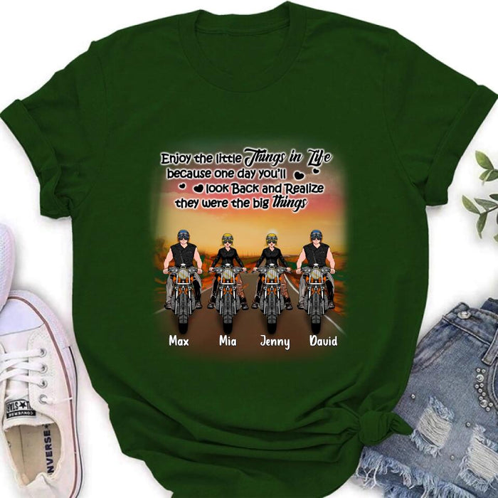 Personalized Couple Motorcycle Shirt/Pullover Hoodie - Gift Idea For Couple/Friends - You & Me We Got This