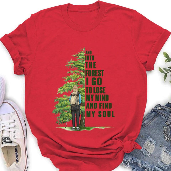 Personalized Hiking Girl/Man T-Shirt - Best Gifts For Hiking Lovers