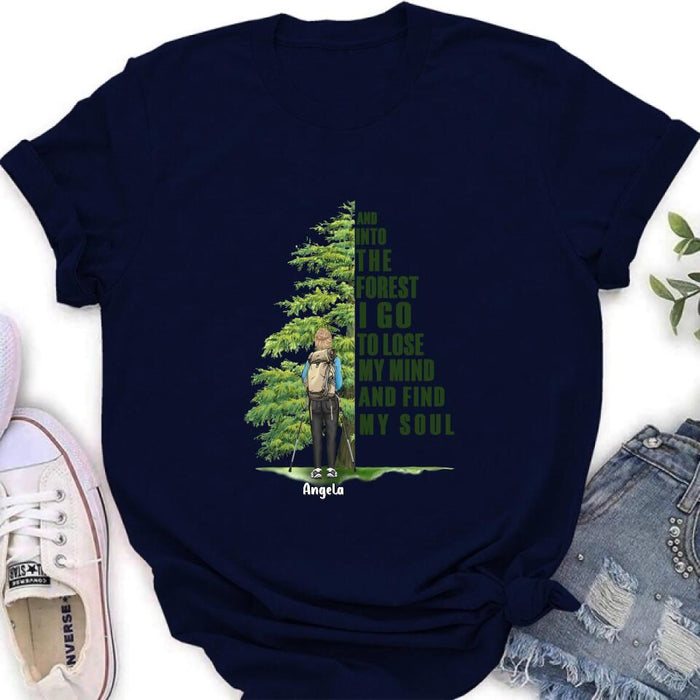 Personalized Hiking Girl/Man T-Shirt - Best Gifts For Hiking Lovers