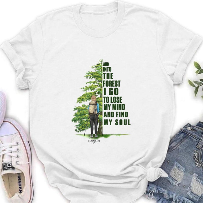 Personalized Hiking Girl/Man T-Shirt - Best Gifts For Hiking Lovers