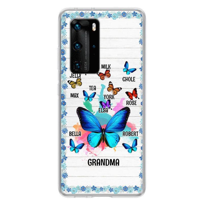 Custom Personalized Grandma Phone Case - Up to 10 Kid's Name - Mother's Day Gift Idea For Grandma - Case For Xiaomi/ Oppo/ Huawei