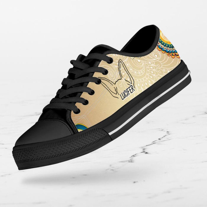 Personalized Dog Ears Sneakers - Gift Idea For Dog Lover/Mother's Day/Father's Day Gift