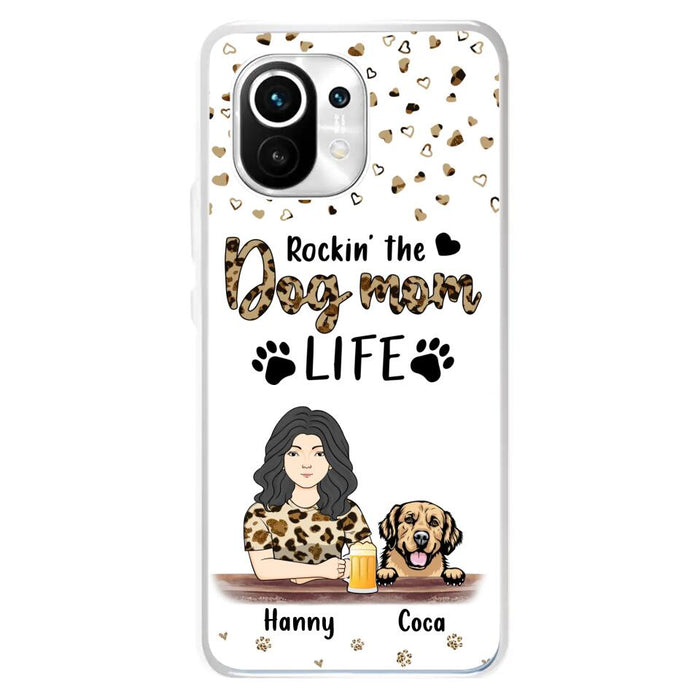 Personalized Dog Mom Phone Case - Up to 4 Dogs - Mother's Day Gift Idea For Dog Lover/Dog Mom - Rockin' The Dog Mom Life - Case For Xiaomi/Oppo And Huawei