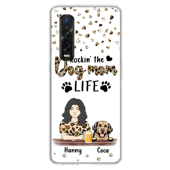 Personalized Dog Mom Phone Case - Up to 4 Dogs - Mother's Day Gift Idea For Dog Lover/Dog Mom - Rockin' The Dog Mom Life - Case For Xiaomi/Oppo And Huawei
