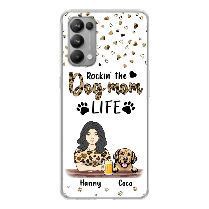 Personalized Dog Mom Phone Case - Up to 4 Dogs - Mother's Day Gift Idea For Dog Lover/Dog Mom - Rockin' The Dog Mom Life - Case For Xiaomi/Oppo And Huawei
