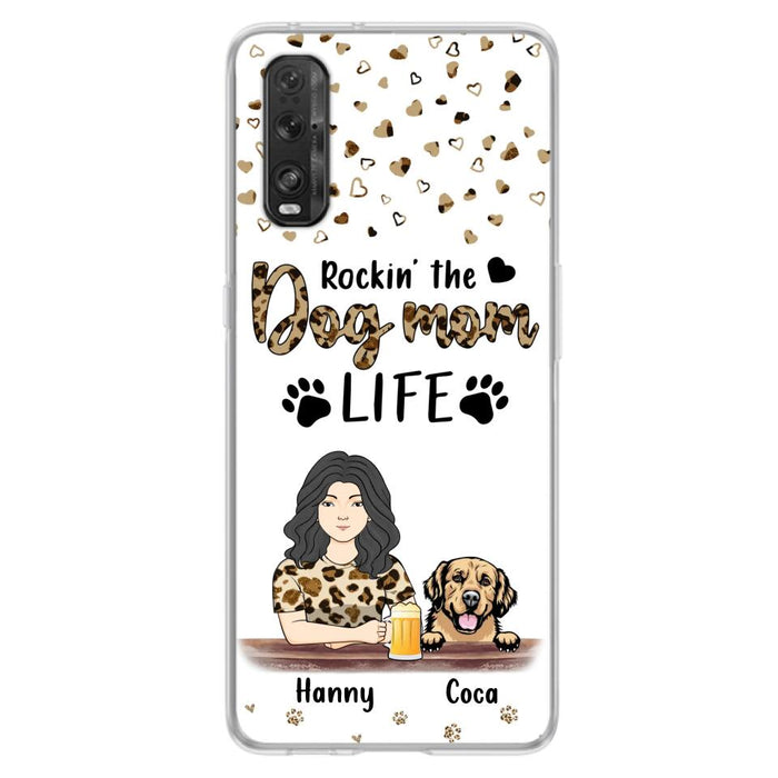 Personalized Dog Mom Phone Case - Up to 4 Dogs - Mother's Day Gift Idea For Dog Lover/Dog Mom - Rockin' The Dog Mom Life - Case For Xiaomi/Oppo And Huawei