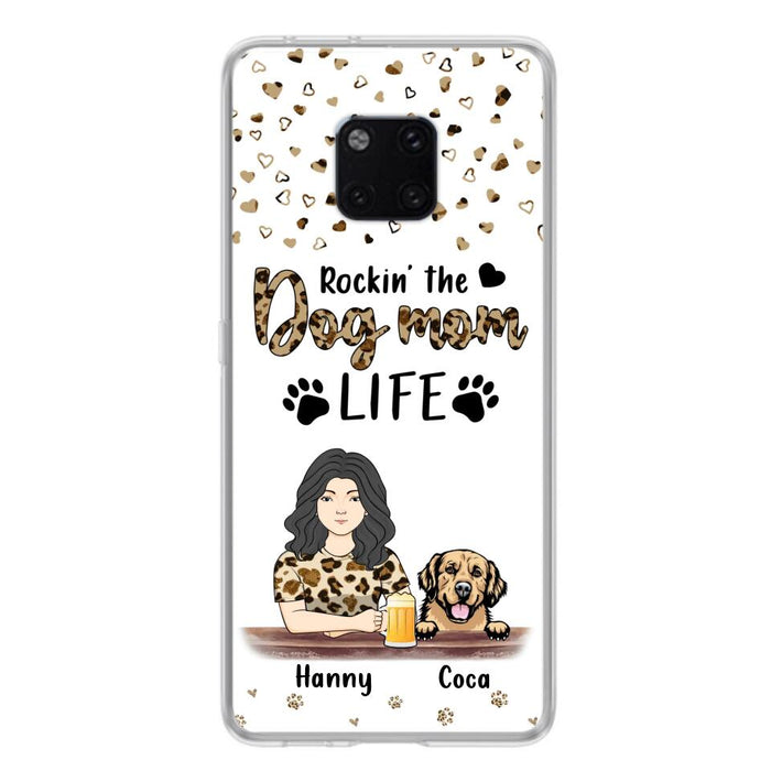Personalized Dog Mom Phone Case - Up to 4 Dogs - Mother's Day Gift Idea For Dog Lover/Dog Mom - Rockin' The Dog Mom Life - Case For Xiaomi/Oppo And Huawei