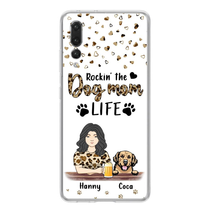 Personalized Dog Mom Phone Case - Up to 4 Dogs - Mother's Day Gift Idea For Dog Lover/Dog Mom - Rockin' The Dog Mom Life - Case For Xiaomi/Oppo And Huawei