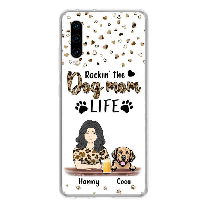 Personalized Dog Mom Phone Case - Up to 4 Dogs - Mother's Day Gift Idea For Dog Lover/Dog Mom - Rockin' The Dog Mom Life - Case For Xiaomi/Oppo And Huawei