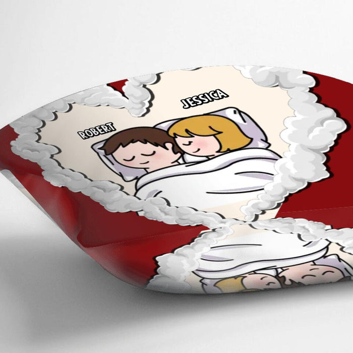 Personalized Cute Couple Pillow Cover - Gift Idea For Couple - Your Farts Fucking Stink But I Still Love You