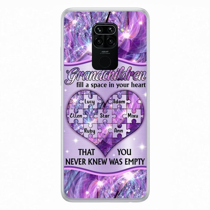 Personalized Grandchildren Phone Case - Up to 7 Kids - Mother's Day Gift Idea For Grandma - Grandchildren Fill A Space In Your Heart That You Never Knew Was Empty - Case For Xiaomi/ Oppo/ Huawei