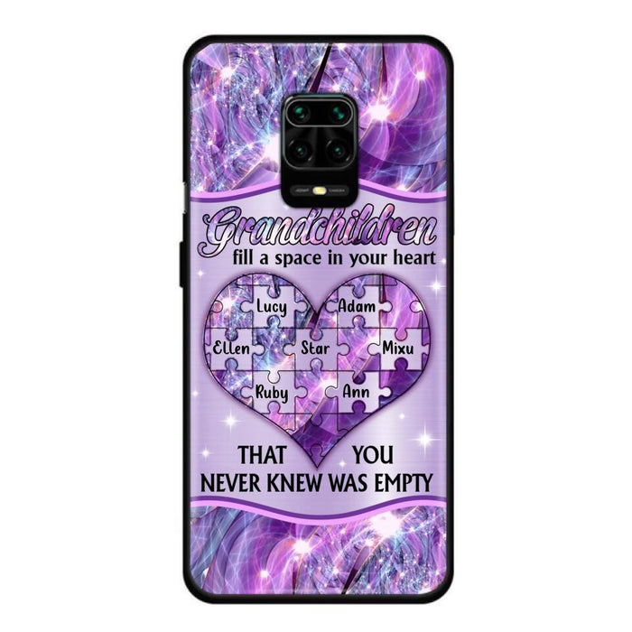 Personalized Grandchildren Phone Case - Up to 7 Kids - Mother's Day Gift Idea For Grandma - Grandchildren Fill A Space In Your Heart That You Never Knew Was Empty - Case For Xiaomi/ Oppo/ Huawei