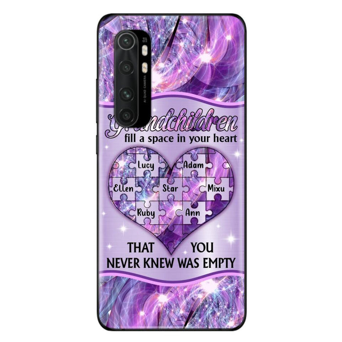 Personalized Grandchildren Phone Case - Up to 7 Kids - Mother's Day Gift Idea For Grandma - Grandchildren Fill A Space In Your Heart That You Never Knew Was Empty - Case For Xiaomi/ Oppo/ Huawei