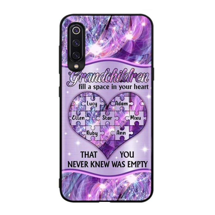 Personalized Grandchildren Phone Case - Up to 7 Kids - Mother's Day Gift Idea For Grandma - Grandchildren Fill A Space In Your Heart That You Never Knew Was Empty - Case For Xiaomi/ Oppo/ Huawei