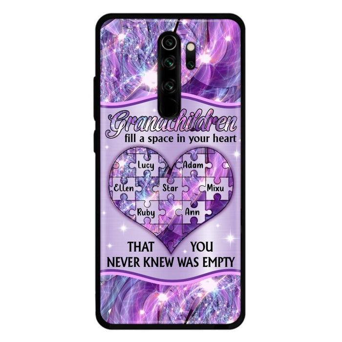 Personalized Grandchildren Phone Case - Up to 7 Kids - Mother's Day Gift Idea For Grandma - Grandchildren Fill A Space In Your Heart That You Never Knew Was Empty - Case For Xiaomi/ Oppo/ Huawei