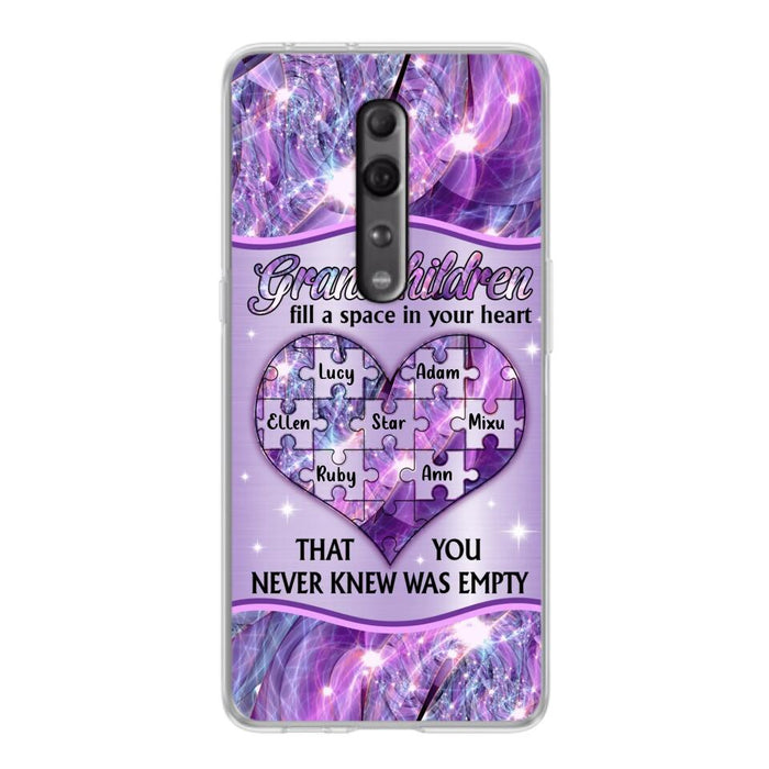 Personalized Grandchildren Phone Case - Up to 7 Kids - Mother's Day Gift Idea For Grandma - Grandchildren Fill A Space In Your Heart That You Never Knew Was Empty - Case For Xiaomi/ Oppo/ Huawei
