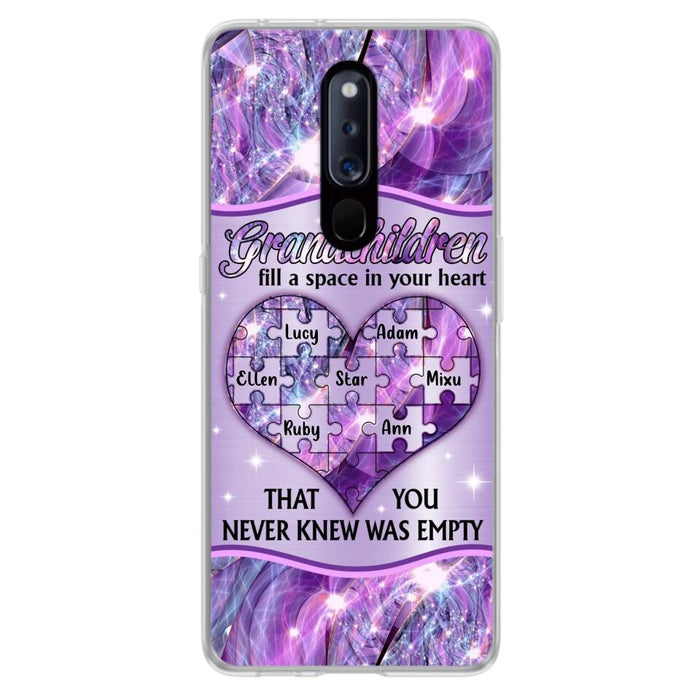 Personalized Grandchildren Phone Case - Up to 7 Kids - Mother's Day Gift Idea For Grandma - Grandchildren Fill A Space In Your Heart That You Never Knew Was Empty - Case For Xiaomi/ Oppo/ Huawei