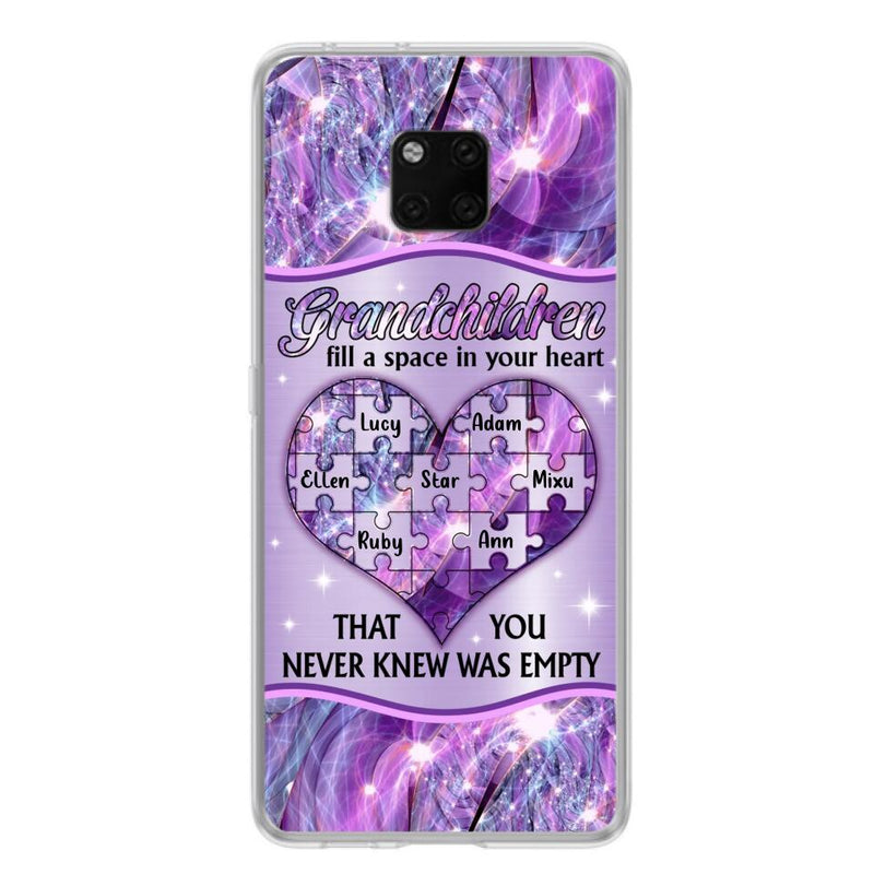 Personalized Grandchildren Phone Case - Up to 7 Kids - Mother's Day Gift Idea For Grandma - Grandchildren Fill A Space In Your Heart That You Never Knew Was Empty - Case For Xiaomi/ Oppo/ Huawei