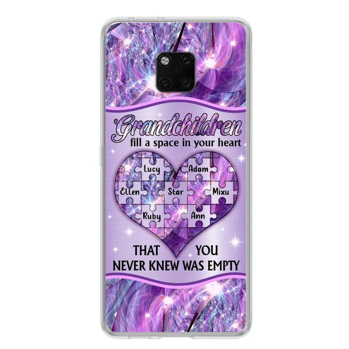 Personalized Grandchildren Phone Case - Up to 7 Kids - Mother's Day Gift Idea For Grandma - Grandchildren Fill A Space In Your Heart That You Never Knew Was Empty - Case For Xiaomi/ Oppo/ Huawei