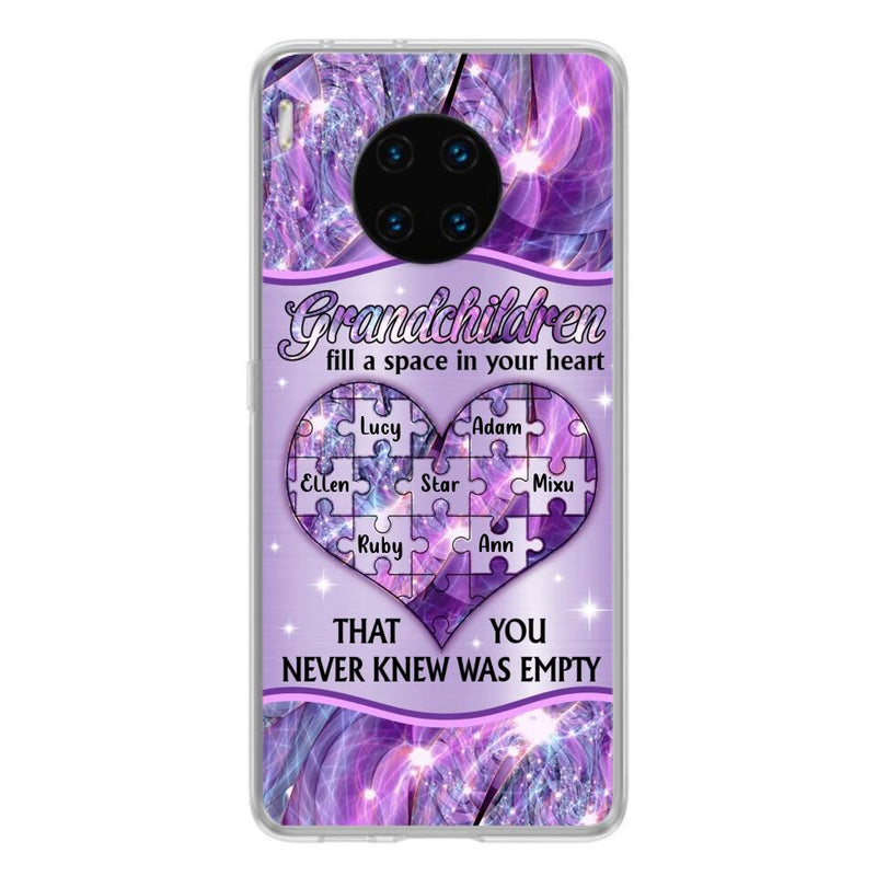 Personalized Grandchildren Phone Case - Up to 7 Kids - Mother's Day Gift Idea For Grandma - Grandchildren Fill A Space In Your Heart That You Never Knew Was Empty - Case For Xiaomi/ Oppo/ Huawei