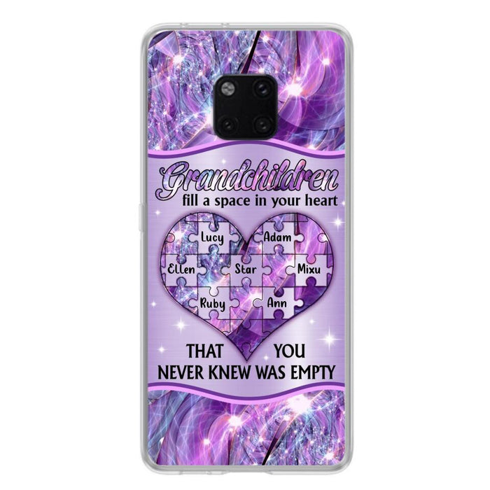 Personalized Grandchildren Phone Case - Up to 7 Kids - Mother's Day Gift Idea For Grandma - Grandchildren Fill A Space In Your Heart That You Never Knew Was Empty - Case For Xiaomi/ Oppo/ Huawei