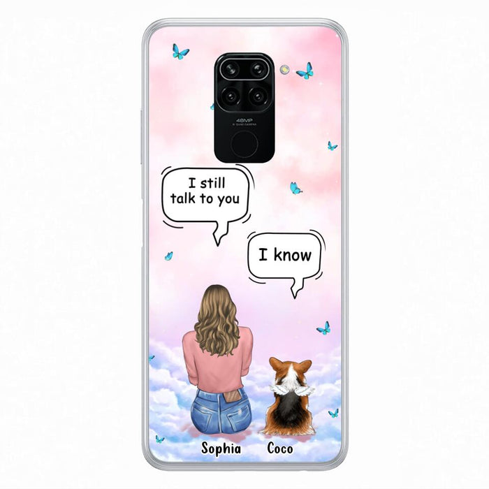 Personalized Memorial Pet Phone Case - Up to 4 Pets - Memorial Gift Idea For Dog/Cat Lover - I Still Talk To You - Case For Xiaomi/Oppo/Huawei