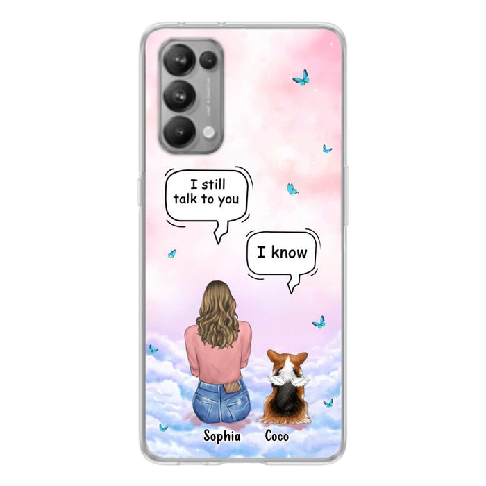 Personalized Memorial Pet Phone Case - Up to 4 Pets - Memorial Gift Idea For Dog/Cat Lover - I Still Talk To You - Case For Xiaomi/Oppo/Huawei