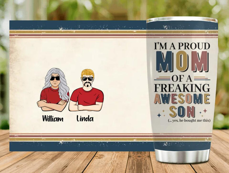 Personalized Parents & Kids Tumbler - Gift Idea For Mother's Day/Father's Day - Up to 4 Children