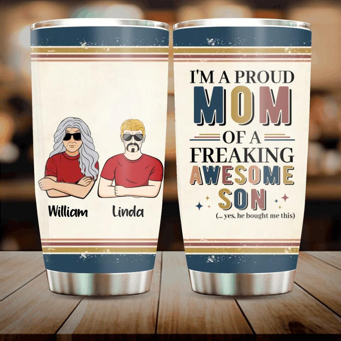 Personalized Parents & Kids Tumbler - Gift Idea For Mother's Day/Father's Day - Up to 4 Children