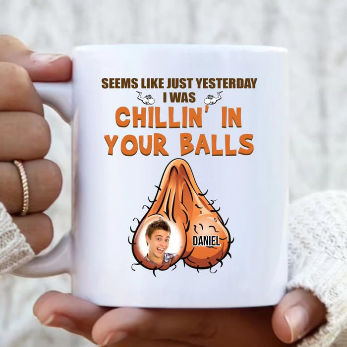 Personalized Happy Father's Day Coffee Mug - Father's Day Gift Idea - My First Home Was Awesome