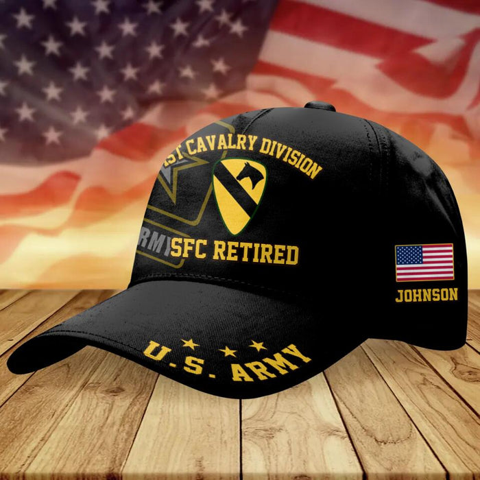 Personalized Veteran Baseball Cap - Gift Idea For Veterans - U.S. Army