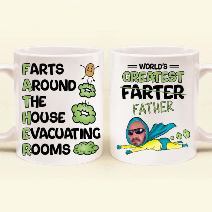 Personalized Happy Father's Day Coffee Mug - Gift Idea To Father - Upload Photo - World's Greatest Father