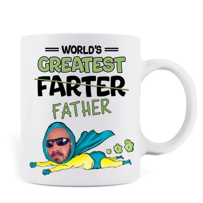 Personalized Happy Father's Day Coffee Mug - Gift Idea To Father - Upload Photo - World's Greatest Father