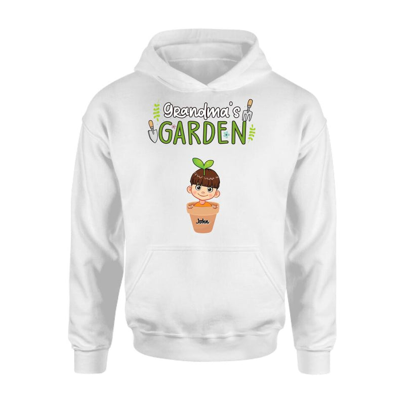 Personalized Grandma's Garden T-Shirt/Long Sleeve/Sweatshirt/Hoodie - Gift Idea For Grandma/Mother's Day Gift - Up to 10 Kids