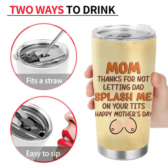 Personalized Sperms Tumbler - Gift Idea From Kids - Up to 6 Sperms