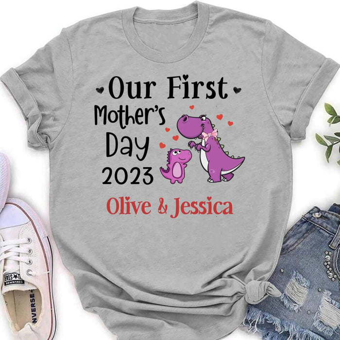 Personalized First's Mother Day Baby Onesie/T-Shirt - Gift Idea for Baby/Mother's Day - Our First Mother's Day 2023
