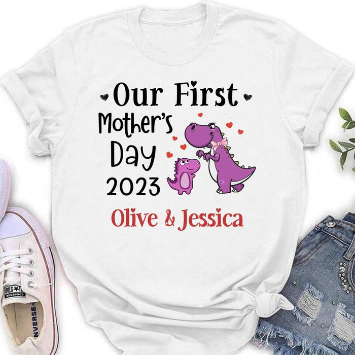 Personalized First's Mother Day Baby Onesie/T-Shirt - Gift Idea for Baby/Mother's Day - Our First Mother's Day 2023