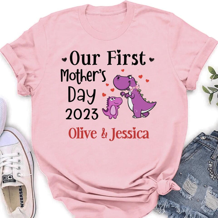 Personalized First's Mother Day Baby Onesie/T-Shirt - Gift Idea for Baby/Mother's Day - Our First Mother's Day 2023