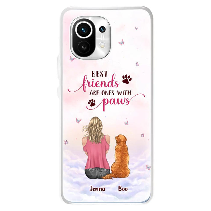 Personalized Dog Mom Phone Case - Up to 5 Dogs - Mother's Day Gift Idea For Dog Lovers - Best Friends Are Ones With Paws - Xiaomi/Oppo/Huawei