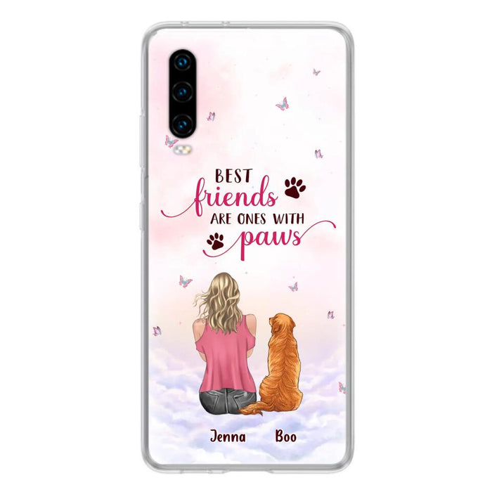 Personalized Dog Mom Phone Case - Up to 5 Dogs - Mother's Day Gift Idea For Dog Lovers - Best Friends Are Ones With Paws - Xiaomi/Oppo/Huawei