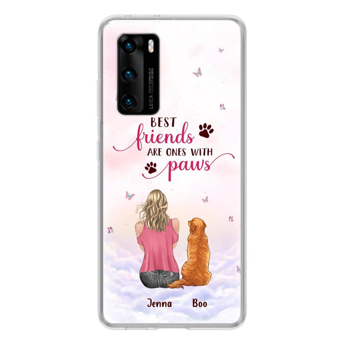Personalized Dog Mom Phone Case - Up to 5 Dogs - Mother's Day Gift Idea For Dog Lovers - Best Friends Are Ones With Paws - Xiaomi/Oppo/Huawei