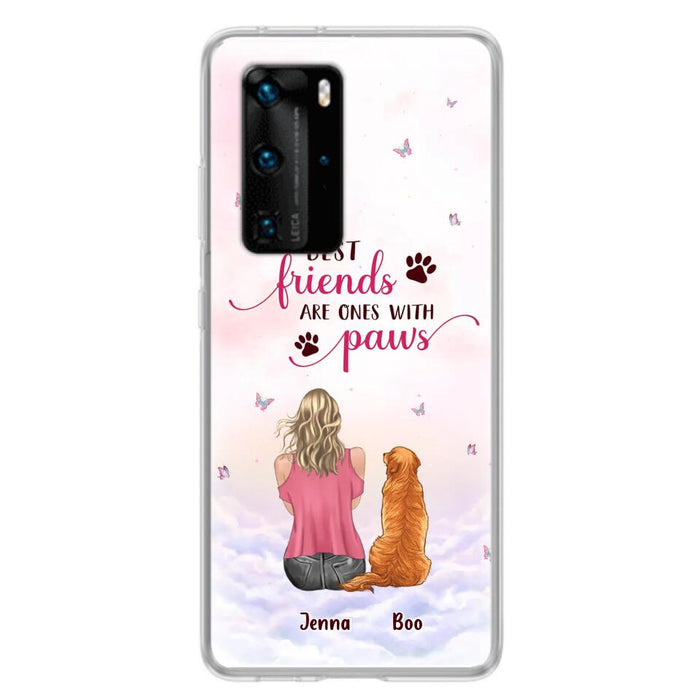 Personalized Dog Mom Phone Case - Up to 5 Dogs - Mother's Day Gift Idea For Dog Lovers - Best Friends Are Ones With Paws - Xiaomi/Oppo/Huawei