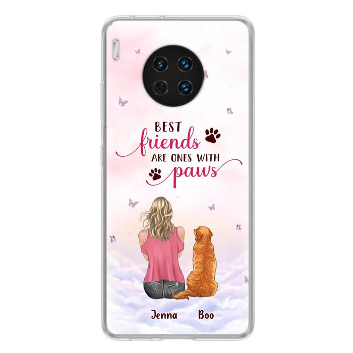 Personalized Dog Mom Phone Case - Up to 5 Dogs - Mother's Day Gift Idea For Dog Lovers - Best Friends Are Ones With Paws - Xiaomi/Oppo/Huawei